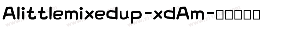 Alittlemixedup-xdAm字体转换