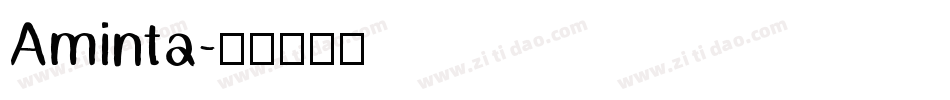 Aminta字体转换