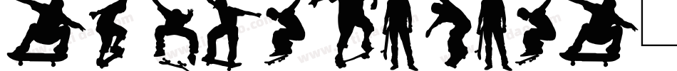 SKATERDUDES字体转换