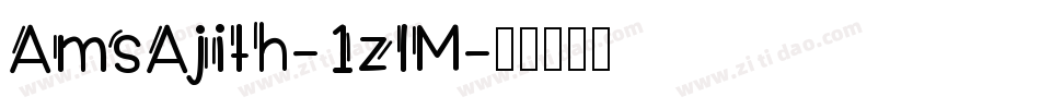 AmsAjith-1zlM字体转换