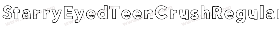 StarryEyedTeenCrushRegular-1jyv字体转换
