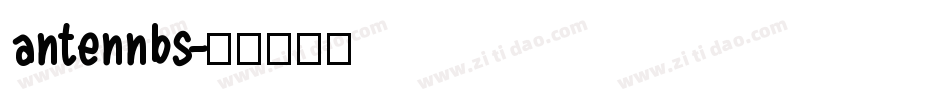 antennbs字体转换