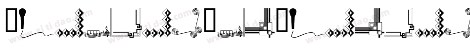 CornersAndBorders-7XeE字体转换