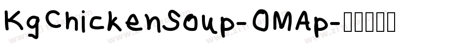 KgChickenSoup-OMAp字体转换