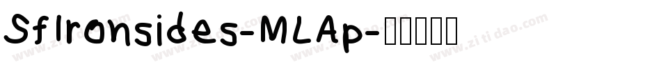 SfIronsides-MLAp字体转换