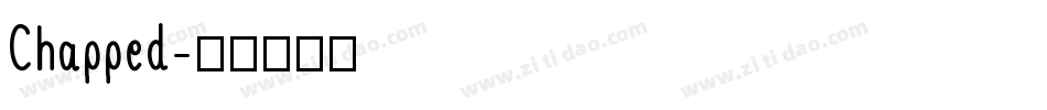 Chapped字体转换