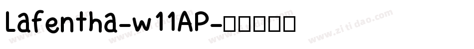 Lafentha-w11AP字体转换