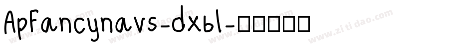 ApFancynavs-dx6l字体转换