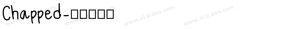 Chapped字体转换