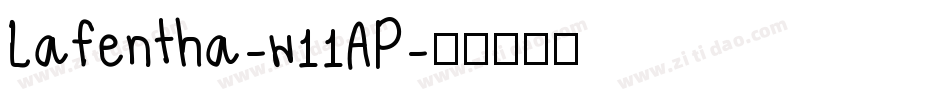 Lafentha-w11AP字体转换