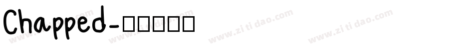 Chapped字体转换