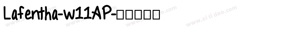 Lafentha-w11AP字体转换