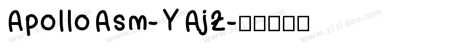 ApolloAsm-YAj2字体转换