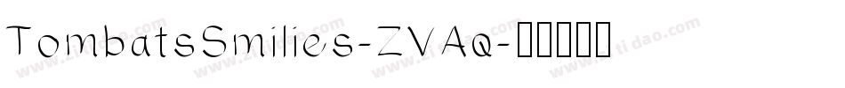 TombatsSmilies-ZVAq字体转换