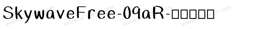 SkywaveFree-09aR字体转换
