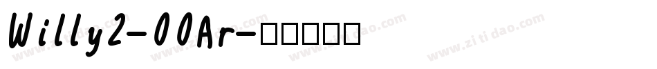 Willy2-00Ar字体转换