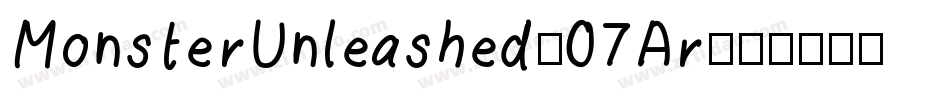 MonsterUnleashed-07Ar字体转换