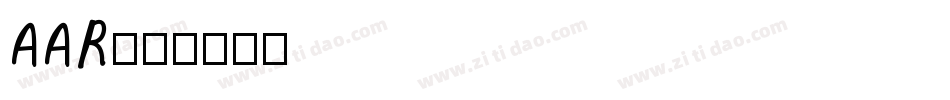 AAR字体转换