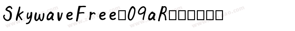 SkywaveFree-09aR字体转换