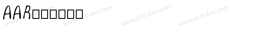 AAR字体转换