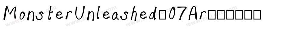 MonsterUnleashed-07Ar字体转换