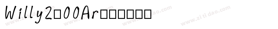 Willy2-00Ar字体转换