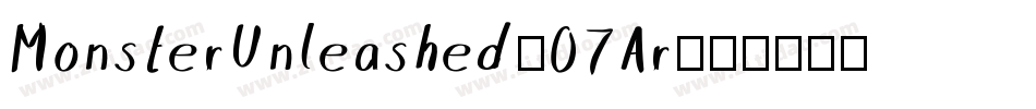 MonsterUnleashed-07Ar字体转换