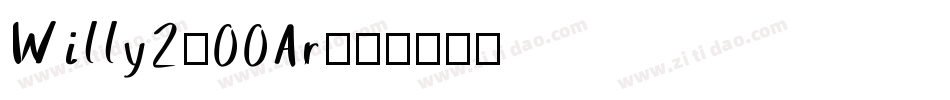 Willy2-00Ar字体转换