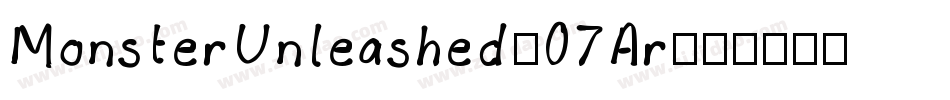 MonsterUnleashed-07Ar字体转换
