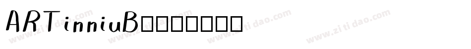 ARTinniuB5字体转换