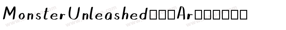 MonsterUnleashed-07Ar字体转换