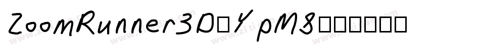ZoomRunner3D-YpM8字体转换