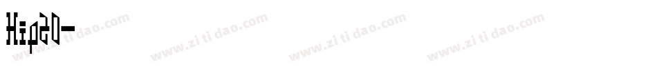 Hip20字体转换