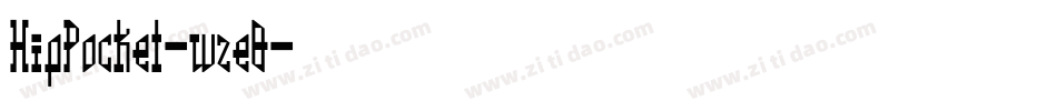 HipPocket-wze8字体转换