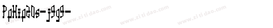 PpHip20s-j9g9字体转换