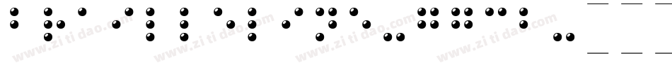 BrailleLine-7G3B字体转换