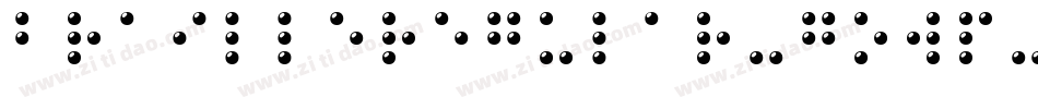 BrailleRegular-GOwP字体转换