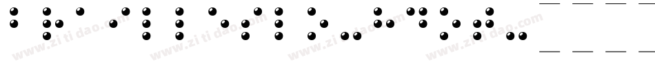 BrailleSlo-8dot字体转换