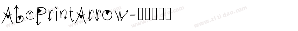 AbcPrintArrow字体转换