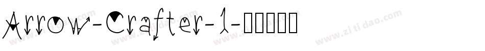 Arrow-Crafter-1字体转换