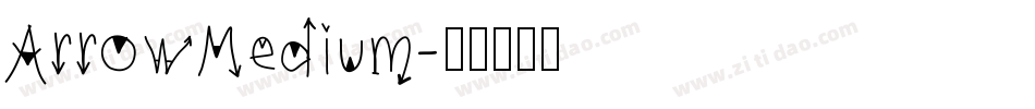 ArrowMedium字体转换