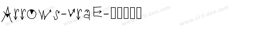 Arrows-vraE字体转换