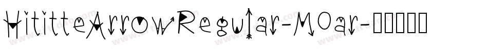 HititteArrowRegular-M0ar字体转换 HititteArrowRegular-M0ar字体转换