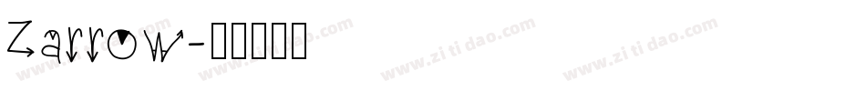 Zarrow字体转换