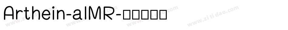 Arthein-alMR字体转换