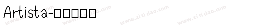 Artista字体转换