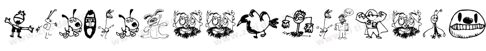 BurgerDoodleTwoNf-YAM2字体转换