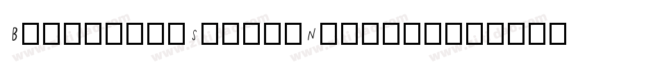 BrownwoodShadowNf-19av字体转换