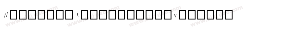 NebulousRegular-54aV字体转换