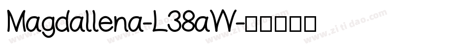 Magdallena-L38aW字体转换